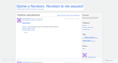 Desktop Screenshot of novisionoszusci.wordpress.com