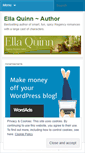 Mobile Screenshot of ellaquinnauthor.wordpress.com