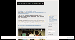 Desktop Screenshot of entregadelistatelefonica.wordpress.com