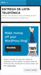 Mobile Screenshot of entregadelistatelefonica.wordpress.com