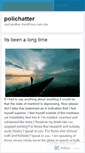 Mobile Screenshot of polichatter.wordpress.com