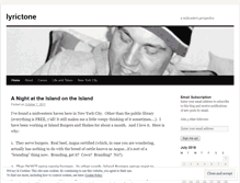 Tablet Screenshot of lyrictone.wordpress.com