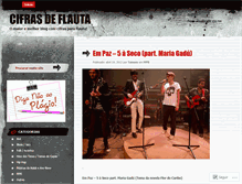 Tablet Screenshot of cifrasparaflauta.wordpress.com