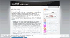 Desktop Screenshot of laconsigna.wordpress.com