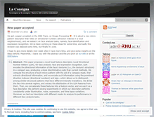 Tablet Screenshot of laconsigna.wordpress.com