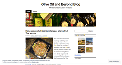 Desktop Screenshot of oliveoilandbeyond.wordpress.com