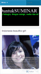 Mobile Screenshot of indoface.wordpress.com