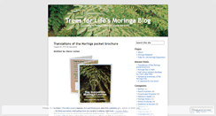 Desktop Screenshot of moringablog.wordpress.com
