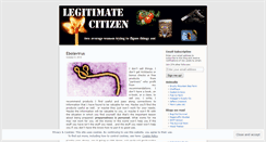Desktop Screenshot of legitimatecitizen.wordpress.com