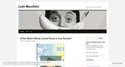 Desktop Screenshot of leahmansfieldcomedy.wordpress.com