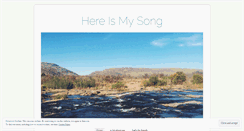 Desktop Screenshot of hereismysong.wordpress.com