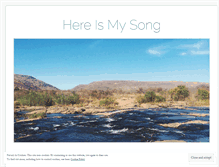 Tablet Screenshot of hereismysong.wordpress.com