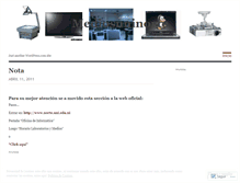 Tablet Screenshot of mediosuninorte.wordpress.com