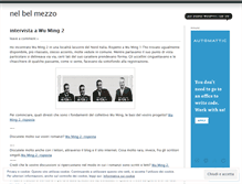 Tablet Screenshot of nelbelmezzo.wordpress.com