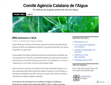 Tablet Screenshot of comiteaca.wordpress.com