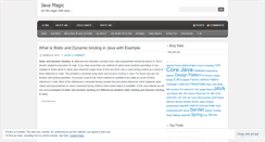 Desktop Screenshot of javamagic.wordpress.com