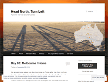 Tablet Screenshot of headnorthturnleft.wordpress.com