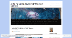 Desktop Screenshot of judsgamereviews.wordpress.com