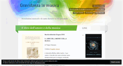 Desktop Screenshot of gravidanzainmusica.wordpress.com