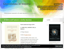 Tablet Screenshot of gravidanzainmusica.wordpress.com