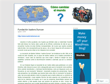 Tablet Screenshot of comocambiarelmundo.wordpress.com