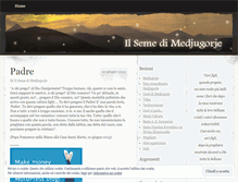 Tablet Screenshot of ilsemedimedjugorje.wordpress.com