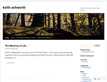 Tablet Screenshot of keithashworth.wordpress.com