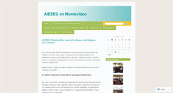 Desktop Screenshot of aiesecmontevideo.wordpress.com