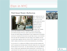 Tablet Screenshot of beeinnyc.wordpress.com