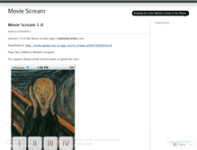 Tablet Screenshot of moviescream.wordpress.com