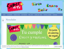 Tablet Screenshot of escuelasuperarte.wordpress.com