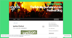 Desktop Screenshot of festivalswhatsupwhatson.wordpress.com