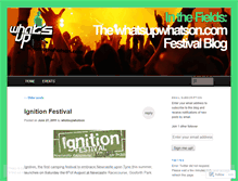 Tablet Screenshot of festivalswhatsupwhatson.wordpress.com