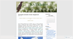 Desktop Screenshot of katalizator3.wordpress.com