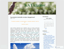 Tablet Screenshot of katalizator3.wordpress.com