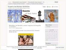 Tablet Screenshot of gazetasantoantonio.wordpress.com