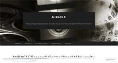 Desktop Screenshot of miracleresearch.wordpress.com