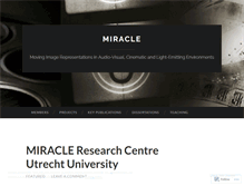 Tablet Screenshot of miracleresearch.wordpress.com