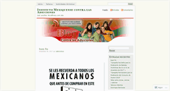 Desktop Screenshot of contralasadicciones.wordpress.com