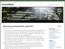 Tablet Screenshot of cactuswriter.wordpress.com