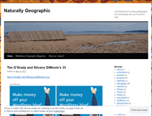 Tablet Screenshot of naturallygeographic.wordpress.com