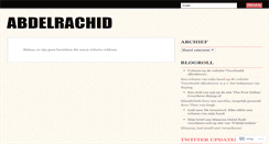 Desktop Screenshot of abdelrachid.wordpress.com