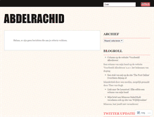 Tablet Screenshot of abdelrachid.wordpress.com