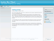 Tablet Screenshot of letsdothai.wordpress.com