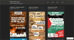 Desktop Screenshot of dapoerdesign.wordpress.com