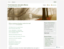 Tablet Screenshot of converginghearts.wordpress.com