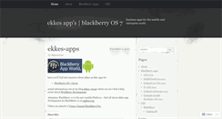 Desktop Screenshot of ekkesapps.wordpress.com