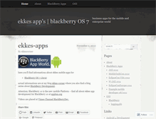 Tablet Screenshot of ekkesapps.wordpress.com