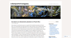 Desktop Screenshot of cubanpuertoricangypsy.wordpress.com
