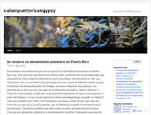 Tablet Screenshot of cubanpuertoricangypsy.wordpress.com